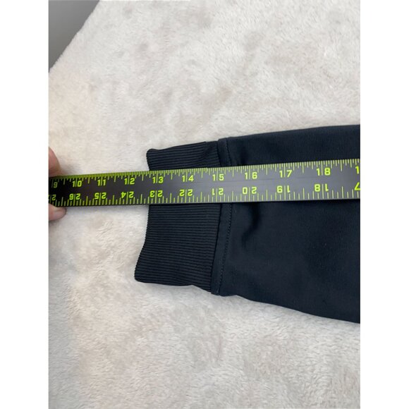 Adidas Women's Track Jacket Medium Black With White Stripes Activewear Full Zip - Picture 7 of 7